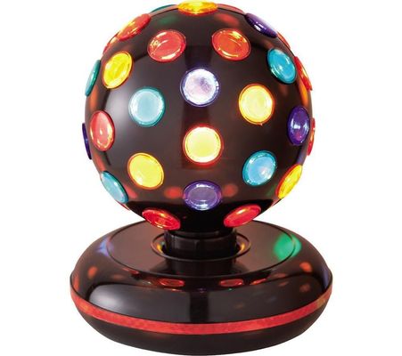 GLOBAL GIZMOS 45830 6" LED Disco Ball - Black