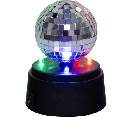 GLOBAL GIZMOS 45839 3" Mini Disco Ball - Black
