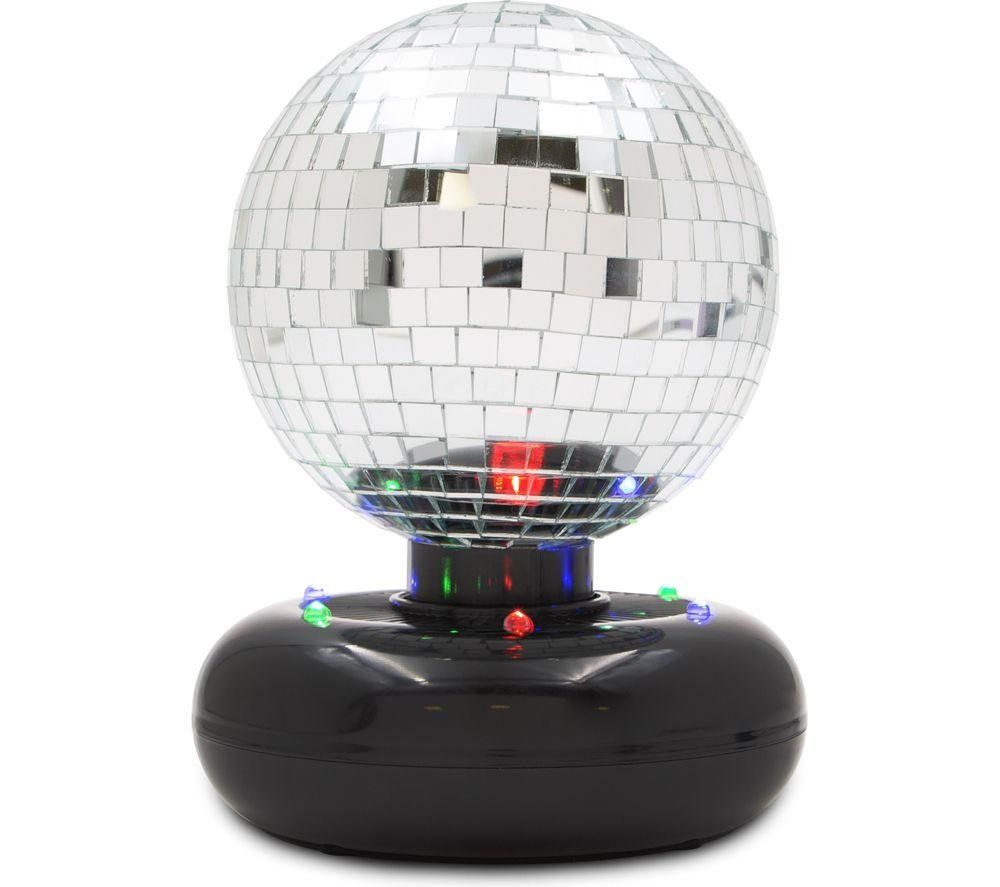 GLOBAL GIZMOS 45869 5" Mirror Disco Ball - Black - Image 1