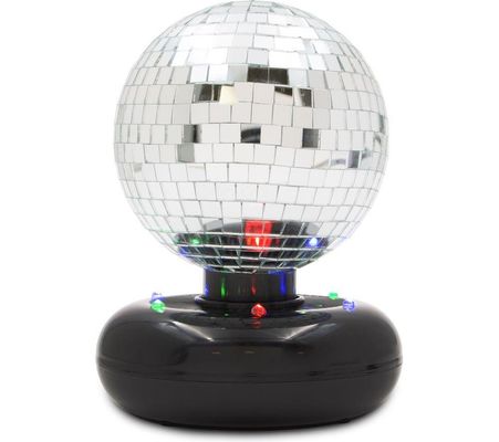 GLOBAL GIZMOS 45869 5" Mirror Disco Ball - Black