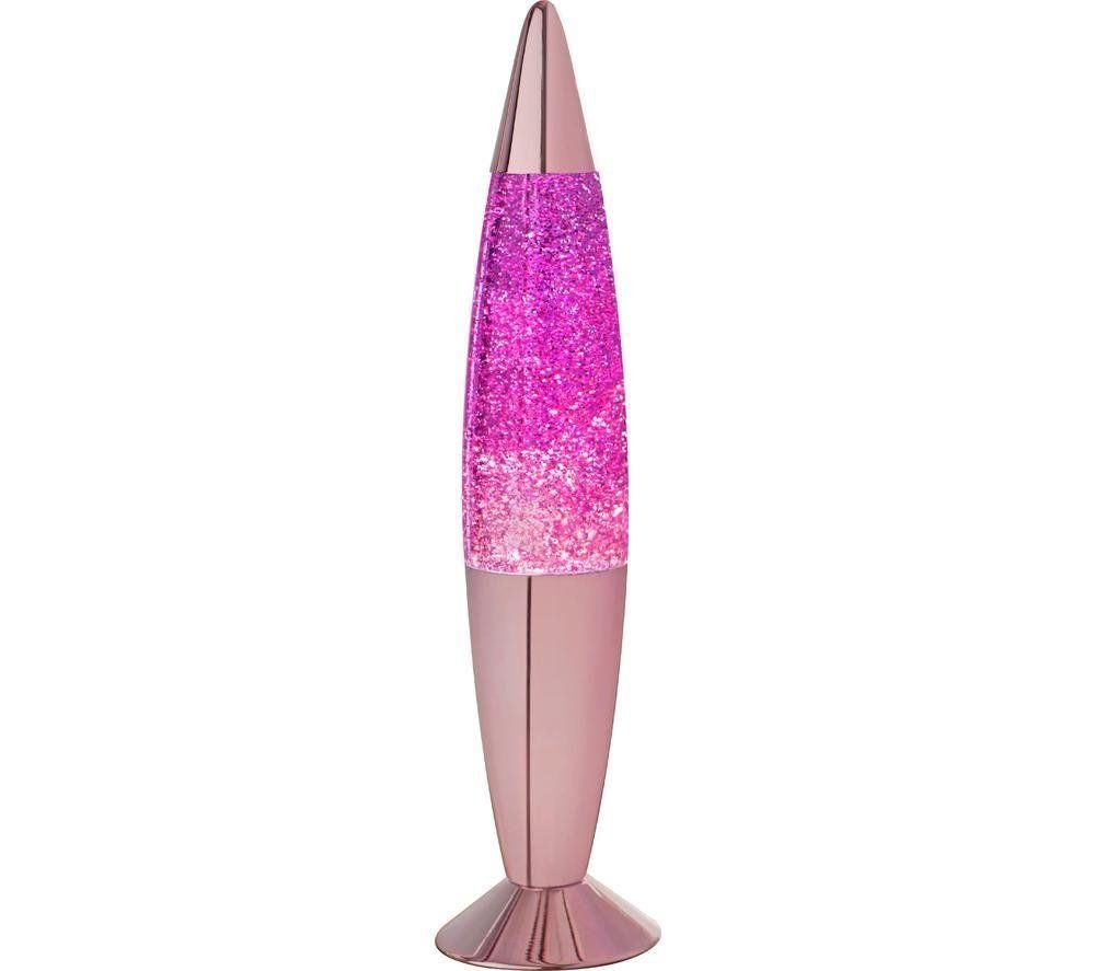 GLOBAL GIZMOS 48679 16" Glitter Lamp - Purple - Image 1
