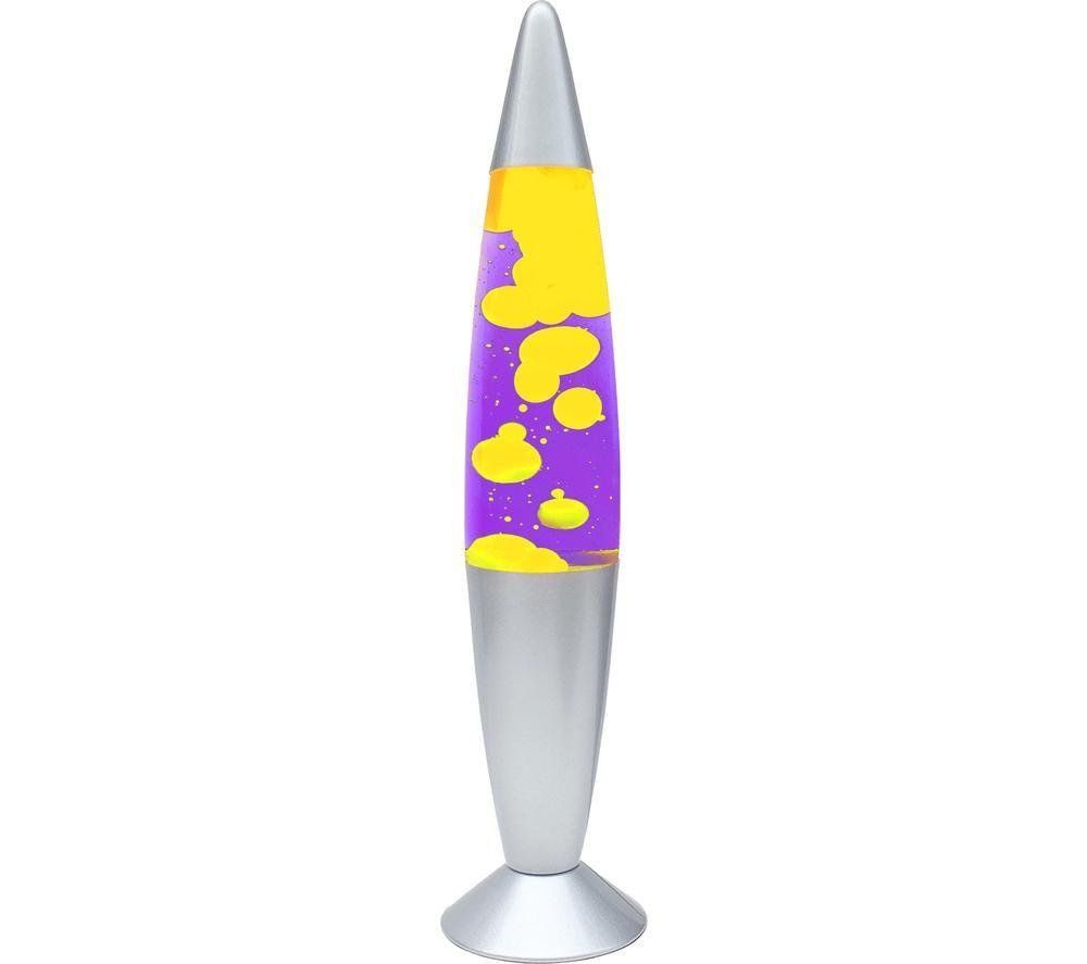 GLOBAL GIZMOS 48809 16" Lava Lamp - Purple & Yellow - Image 1
