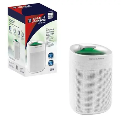 SPEAR & JACKSON 48845 Air Purifier & Dehumidifier - White