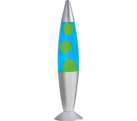 GLOBAL GIZMOS 48869 16" Lava Lamp - Blue & Green
