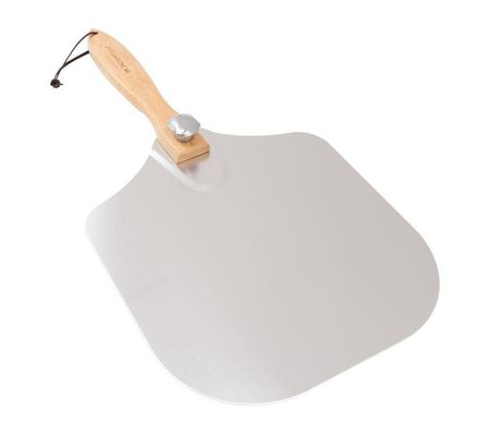 BLACKMOOR Pizza Peel with Detachable Handle - Stainless Steel, Stainless Steel - Thumbnail 2