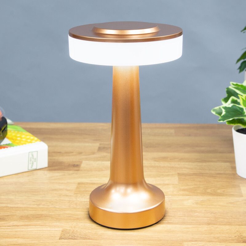 GLOBAL GIZMOS 66339 LED Table Lamp - Brass - Image 1