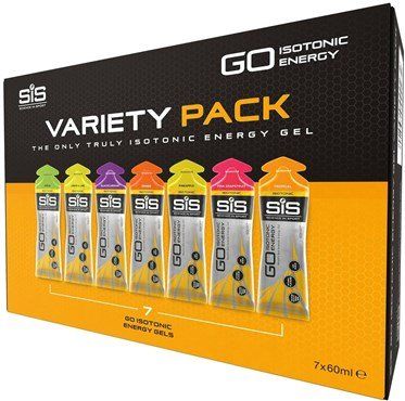 SiS GO Isotonic Gel Variety Pack - 60ml x Box of 7 - Image 1