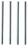Deflecto Essentials Letter Tray Risers 115mm Silver (Pack 4) - CP006YT - Image 1