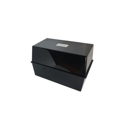 Deflecto Essentials Card Index Box 6 X 4 Inches (152 X 102Mm) Black - Cp011ytblk - Thumbnail 2