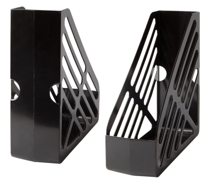 Deflecto CP073YTBLK desk tray/organizer Polystyrene Black - Image 1