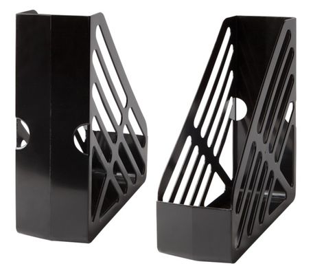 Deflecto CP073YTBLK desk tray/organizer Polystyrene Black