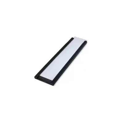 Beaverswood Magnetic PVC Label Holder (Clear) With White Card For Shelving and Racking H20mmxW80mm (Pack 100) - ML28X