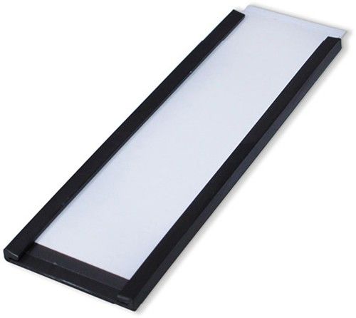 Beaverswood Magnetic PVC Label Holder (Clear) With White Card For Shelving and Racking H25mmxW80mm (Pack 100) - ML28 - Image 1