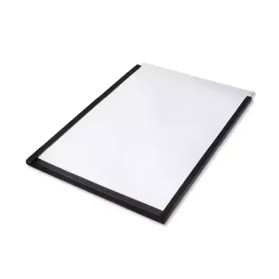 Beaverswood Magnetic PVC Label Holder (Clear) With White Card For Shelving and Racking H70mmxW100mm (Pack 100) - ML710