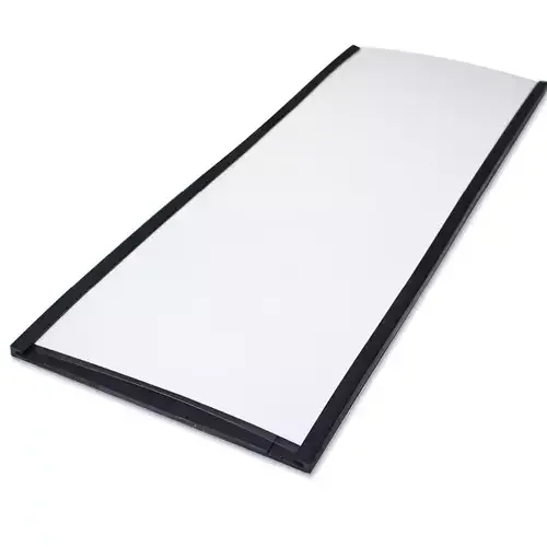 Beaverswood Magnetic PVC Label Holder (Clear) With White Card For Shelving and Racking H80mmxW200mm (Pack 50) - ML820 - Image 1