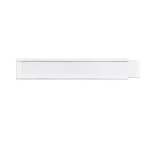 Beaverswood Self-Adhesive PVC Label Holder (Clear) With White Card For Shelving and Racking H15mmxW80mm White (Pack 100) - AL18 - Image 1