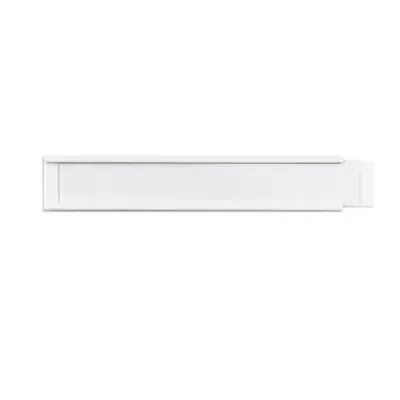 Beaverswood Self-Adhesive PVC Label Holder (Clear) With White Card For Shelving and Racking H15mmxW80mm White (Pack 100) - AL18