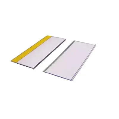 Beaverswood Self-Adhesive Ticket Holders (Clear) With Card Insert (Whi
