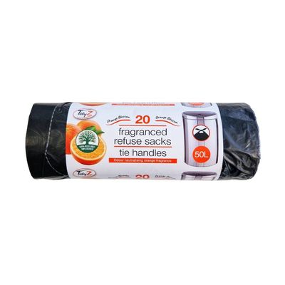 TidyZ Fragranced Refuse Sacks 50L 20 Assorted Pack
