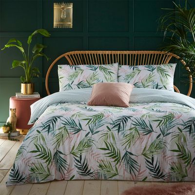 Jungle Botanics Duvet Cover Set - Green / Single
