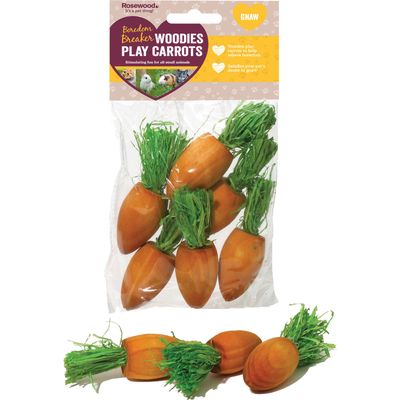 Pack of 6 Woodies Play Carrots - Thumbnail 2
