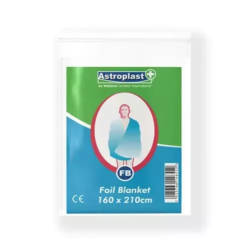 Astroplast Emergency Foil Blanket 160cm x 210cm (Pack 6) - 4803024 - Image 1