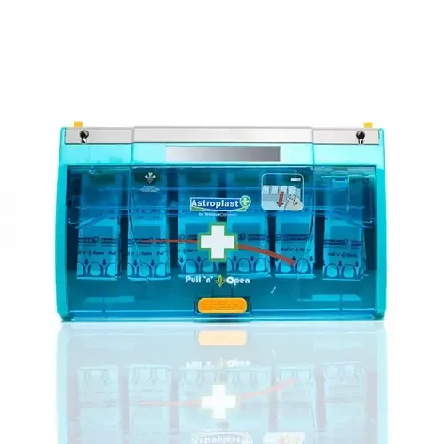 Astroplast Pull N Open Plaster Dispenser With 60 Fabric Plasters 7.2cm x 2.5cm - 1007020 - Image 1