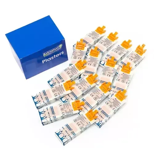 Astroplast Pull N Open Washproof Pilferproof Plasters with Yellow Clip 7.2cm x 2.5cm (Box 15 x Clip 10) - 1203013 - Image 1