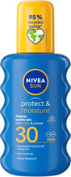 NIVEA Sun Protect & Moisture Sunscreen Lotion SPF30 200 ml - Thumbnail 2
