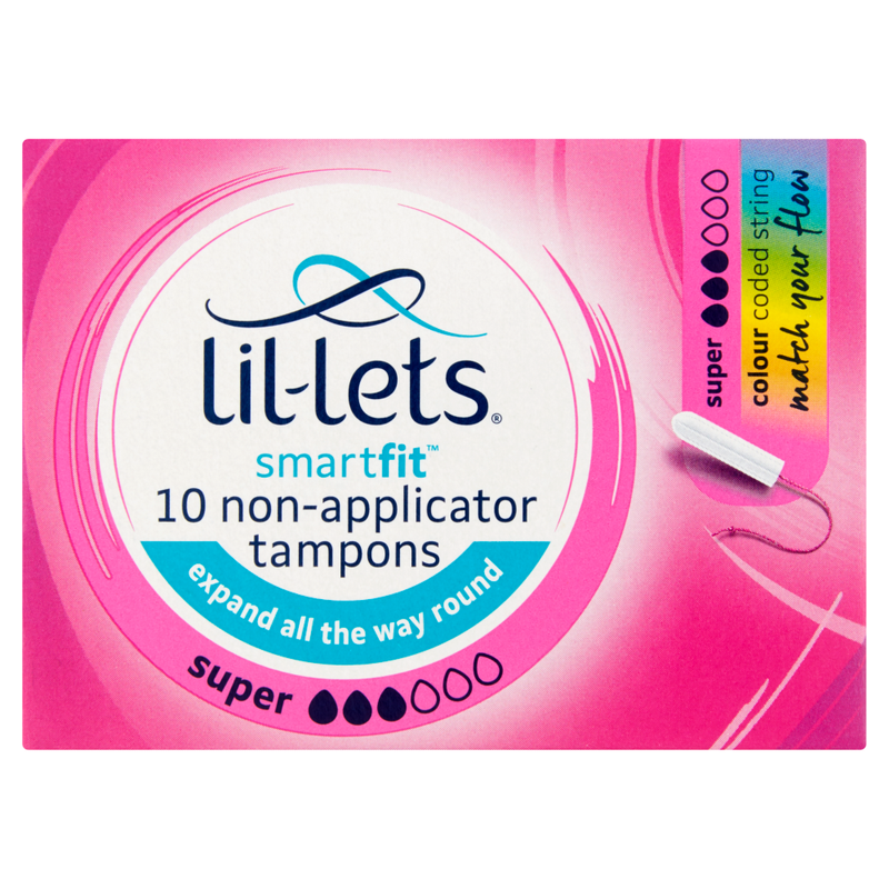 Lil-Lets Smartfit Non-Applicator Tampons - Super - Image 1