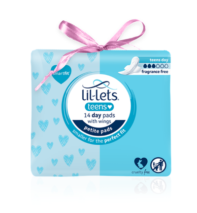 Lil-Lets Teens Smartfit 14 Petite Pads With Wings