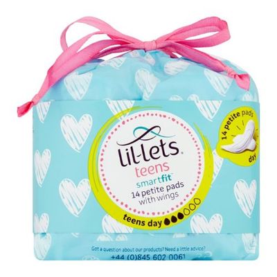 Lil-Lets Teens Smartfit 14 Petite Pads With Wings - Thumbnail 2