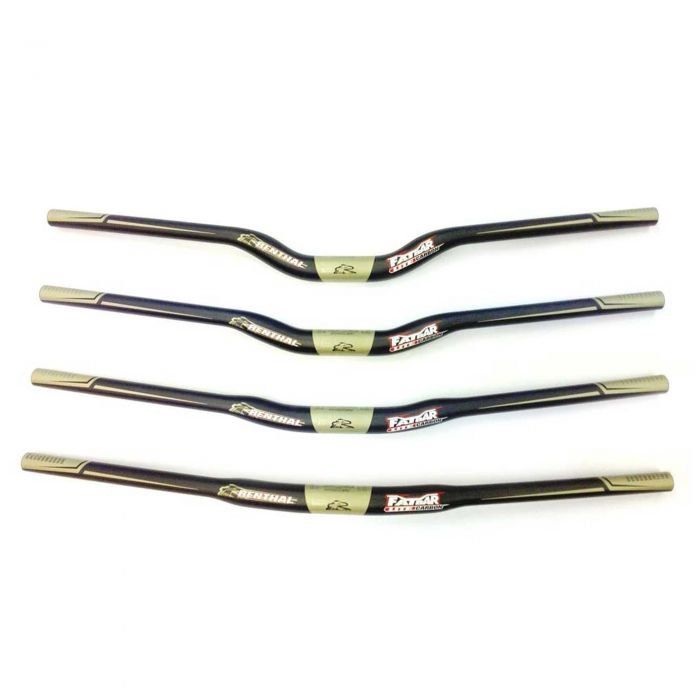 Renthal Fatbar Lite Carbon 35 Handlebar - Rise: 20mm (7 Deg) - Width: 760mm - Clamp: 35mm - Material: UD Carbon - Image 1