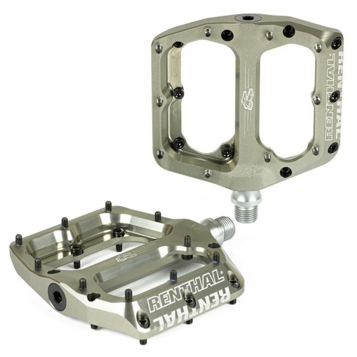 Renthal Revo-F Flat Pedals - AluGold - Image 1