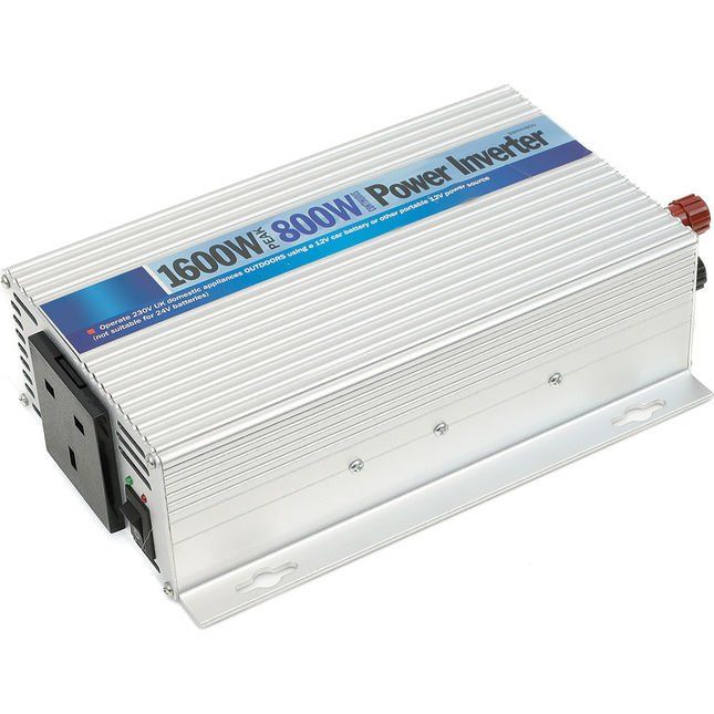 Streetwize Streetwize SWINV800 Modified Sine Wave Inverter 800W (12V / 230V) - Image 1