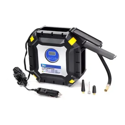 Streetwize Streetwize 12V Auto Cut Off Air Compressor with Light - Thumbnail 2