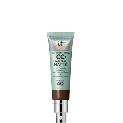 IT Cosmetics Your Skin But Better CC+ Natural Matte 32 ml (Various Shades) - Deep Mocha