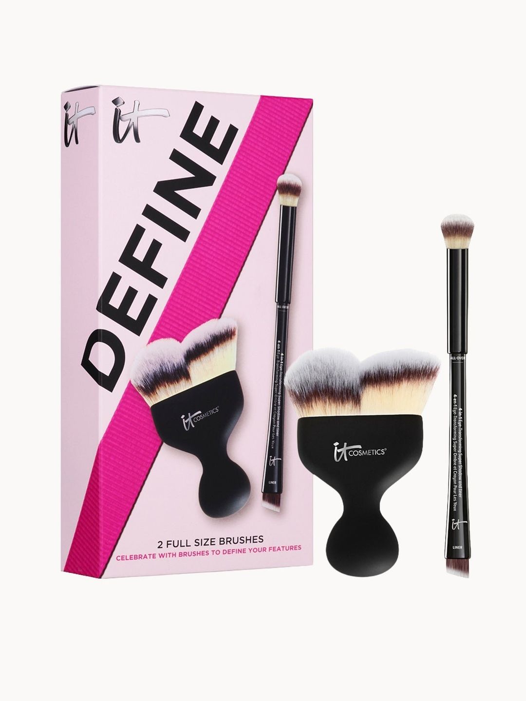 IT Cosmetics Celebrate Enhanced Looks 2 Piece Brush Set - Image 1