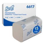 Scott Essential Interfold Hand Towels White (15 Pack) 6617