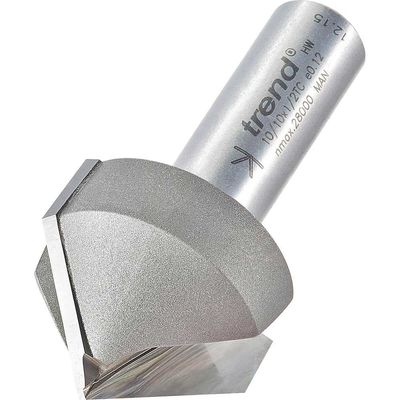 Trend Chamfer V Groove Cutter 45 Degrees Pk 1 10/10X1/2TC