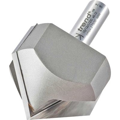 Trend Chamfer V Groove Cutter 45 Degrees Pk 1 10/12X1/2TC
