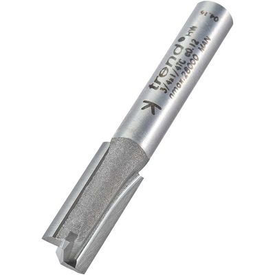 Trend 3/4X1/4TC 3/4 X 1/4 Tct Two Flute Cutter 8.0 X 19Mm