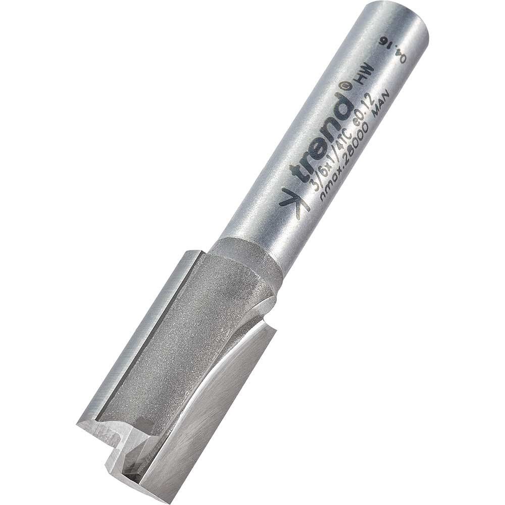 Trend 3/6X1/4TC 3/6 X 1/4 Tct Two Flute Cutter 10.0 X 19Mm - Image 1