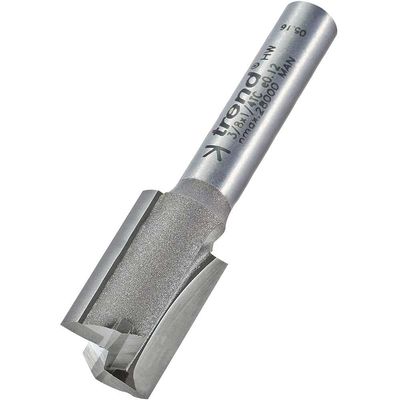 Trend 3/8X1/4TC 3/8 X 1/4 Tct Two Flute Cutter 12.0 X 19Mm