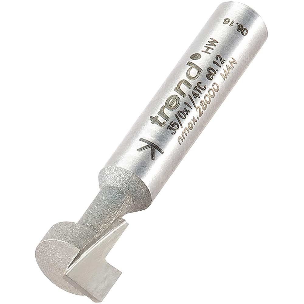 Trend Keyhole Slotter Router Cutter 9.5mm 4.5mm 1/4" - Image 1