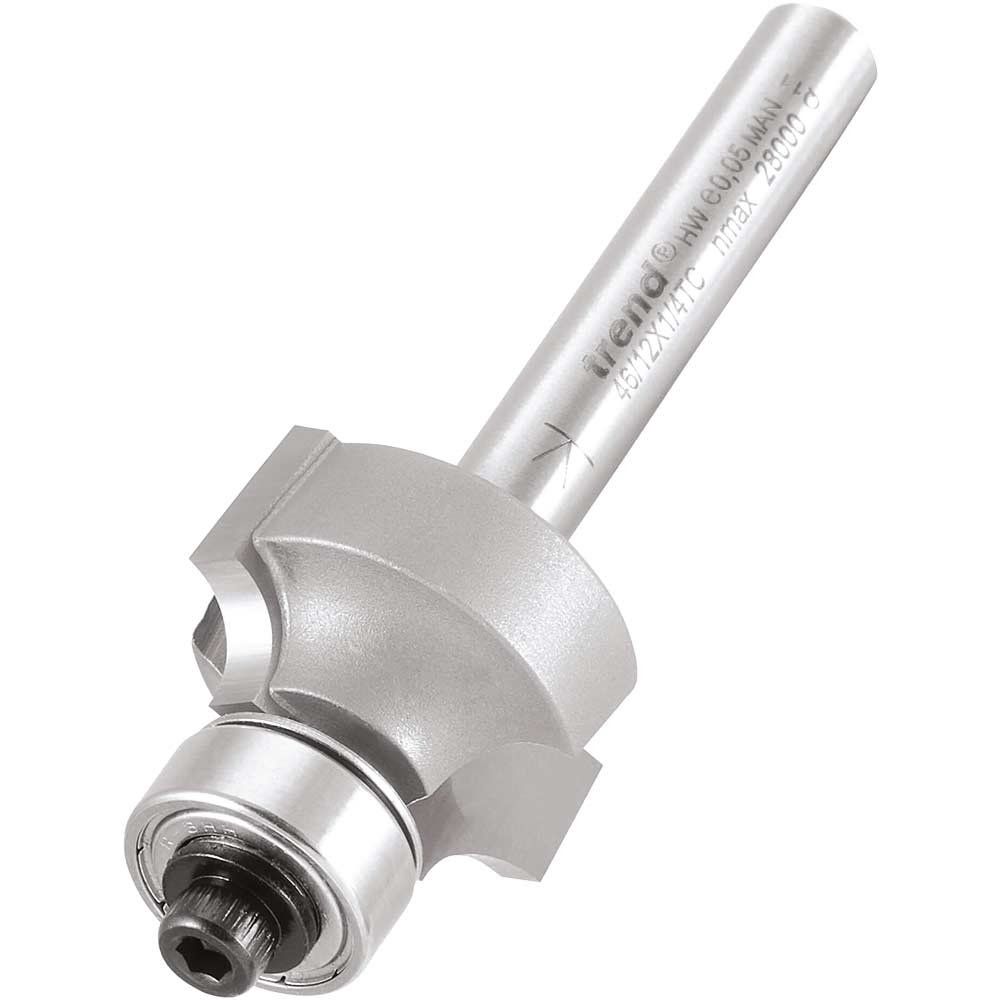 Trend 46/12X1/4TC 46/12 X 1/4 Tct Bearing Guided Ovolo & Round Over 4.8Mm Radius - Image 1
