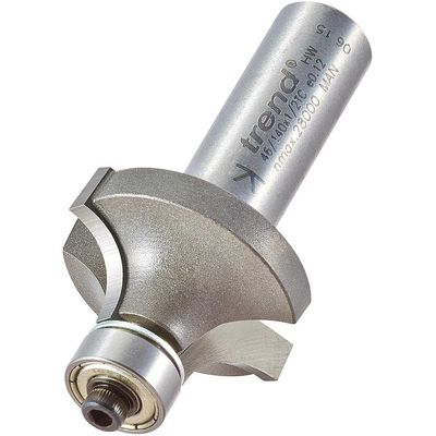 Trend 46/140X1/2TC 46/140 X 1/2 Tct Bearing Guided Ovolo & Round Over 9.5Mm Radius