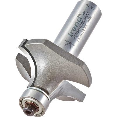 Trend Bearing Guided Ovolo Cutter 12.7Mm Radius Pk 1 46/150X1/2TC