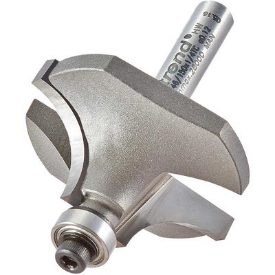 Trend 46/150X1/4TC 46/150 X 1/4 Tct Bearing Guided Ovolo & Round Over 12.7Mm Radius