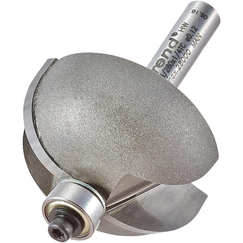 Trend Bearing Guided Cove Cutter 12.7Mm Radius Pk 1 46/280X1/4TC - Image 1